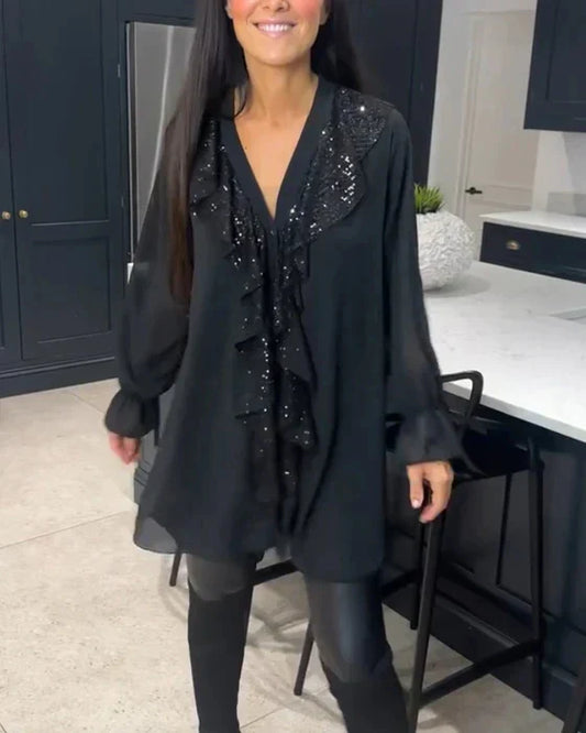 Miren® | Blouse With Elegant Ruffles