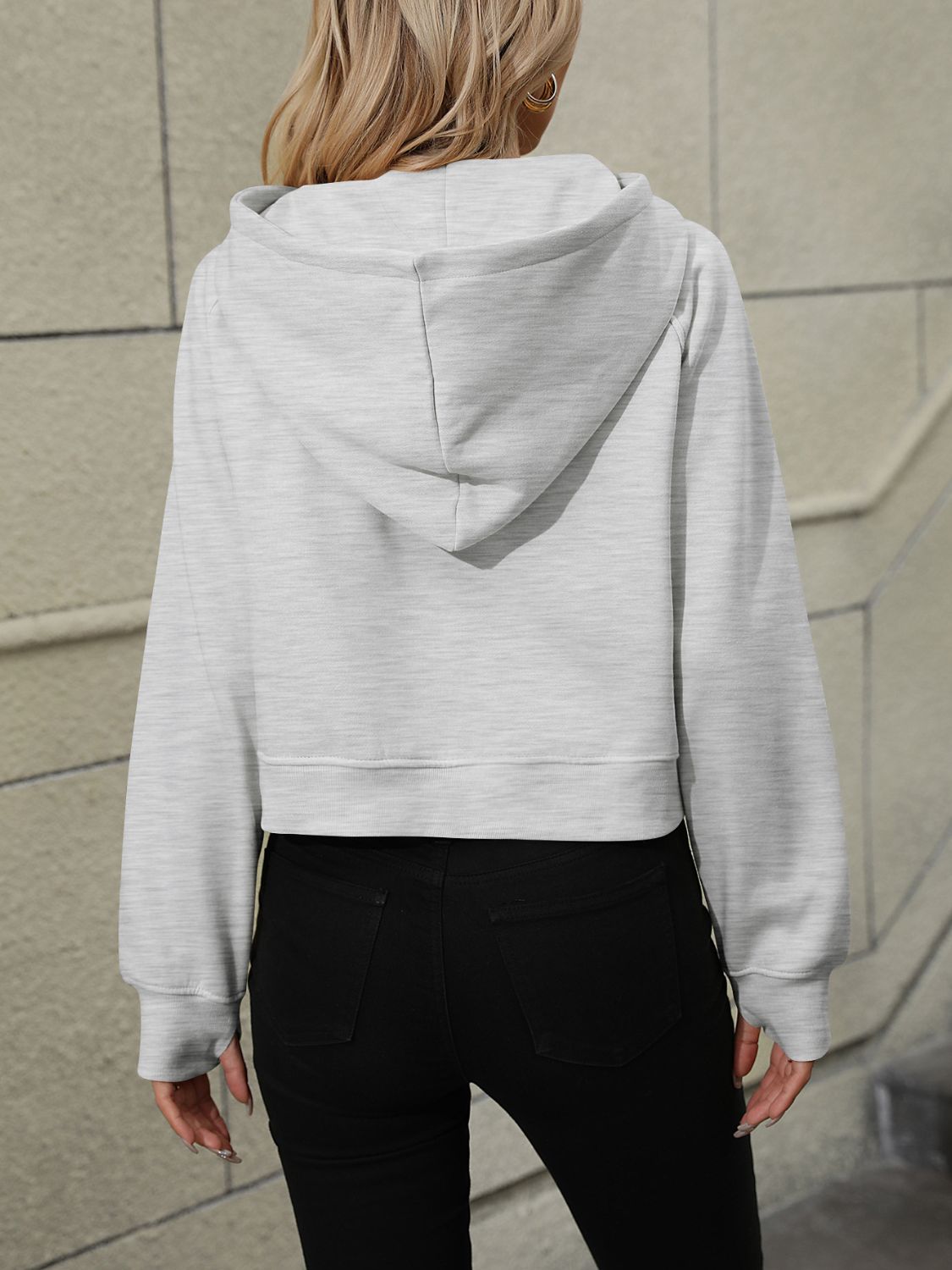 Magdalena | Long sleeve half zip sweatshirt
