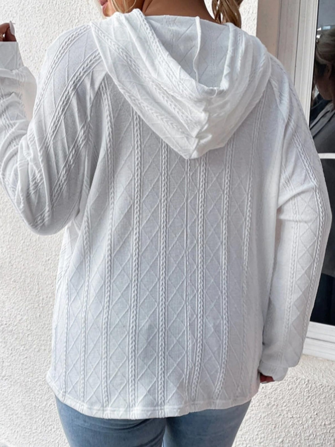 Miriam | Full size long sleeve drawstring hoodie