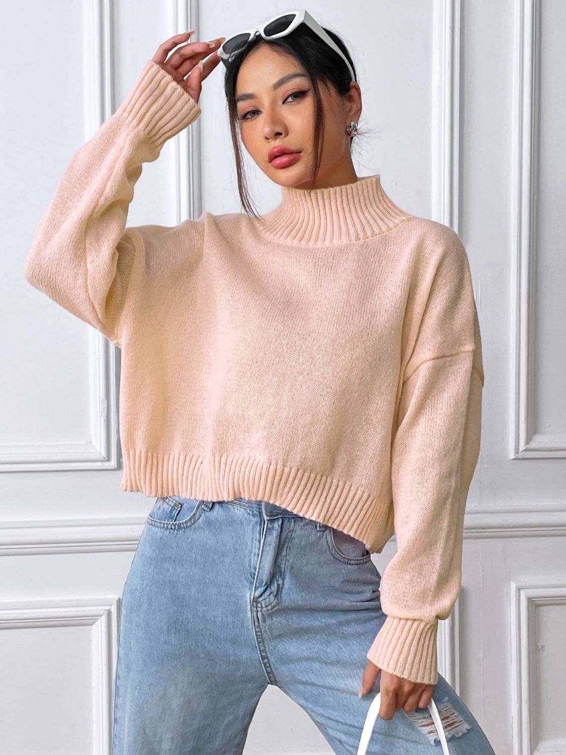 Viola | Turtleneck sweater with long sleeves