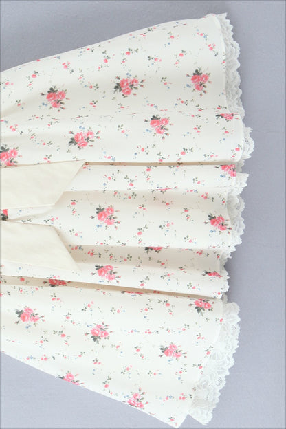 Sweet Floral Bow Off Shoulder Mini Dress