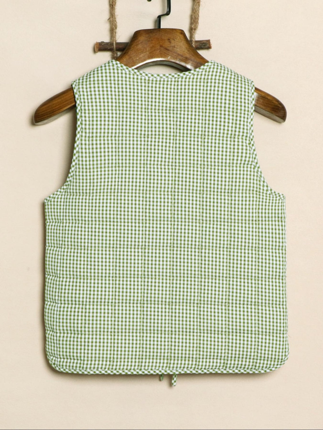 Guadalupe | Tied sleeveless vest coat