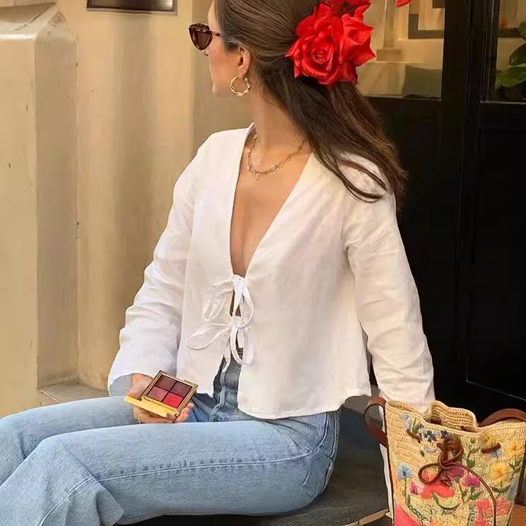 Mariam® | White Women'S Blouse