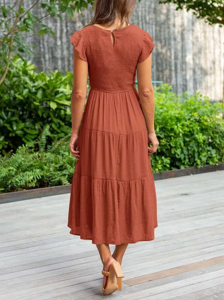 Tracy® | Refined Belly-Covering Dress