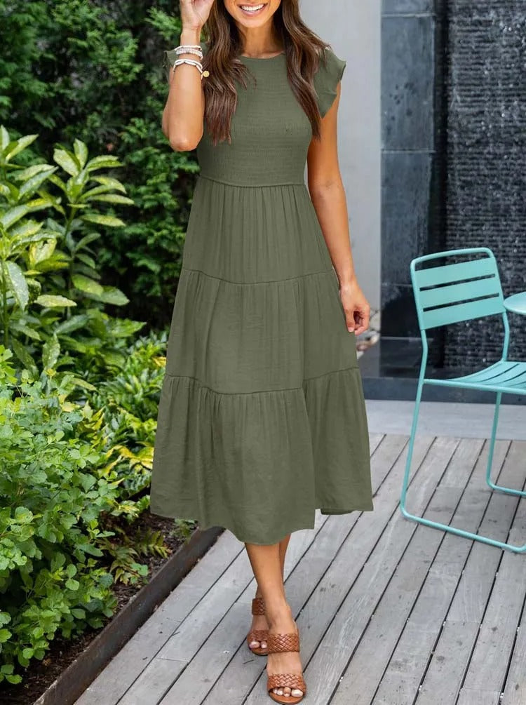 Tracy® | Refined Belly-Covering Dress