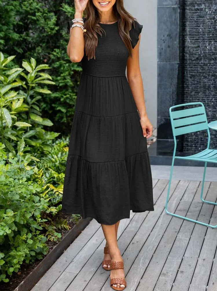 Ronja | Effortless Stylish Flowy Layered Dress