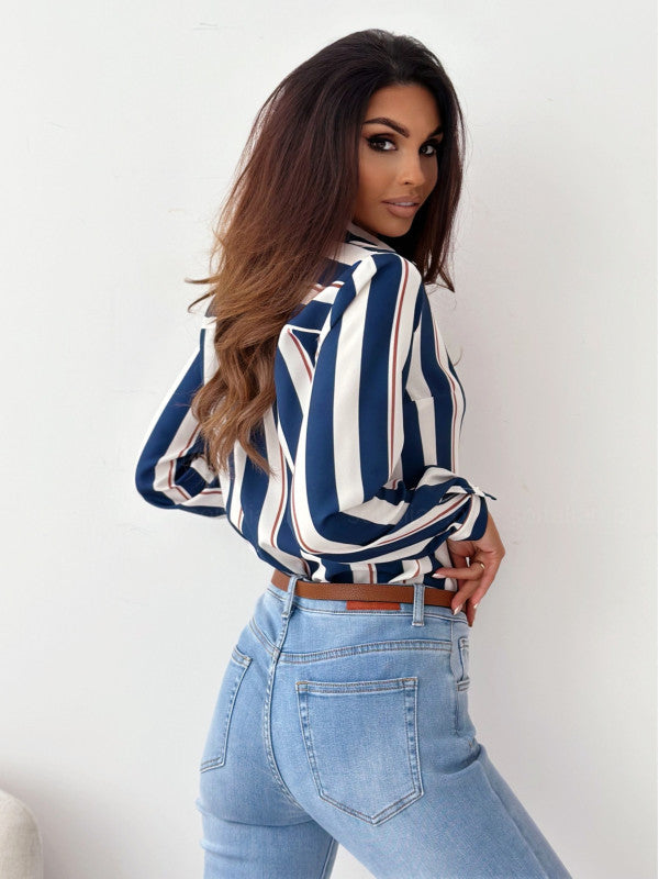 Fabiola® | Blouse Tidy Women'S Blouse With Satin Print