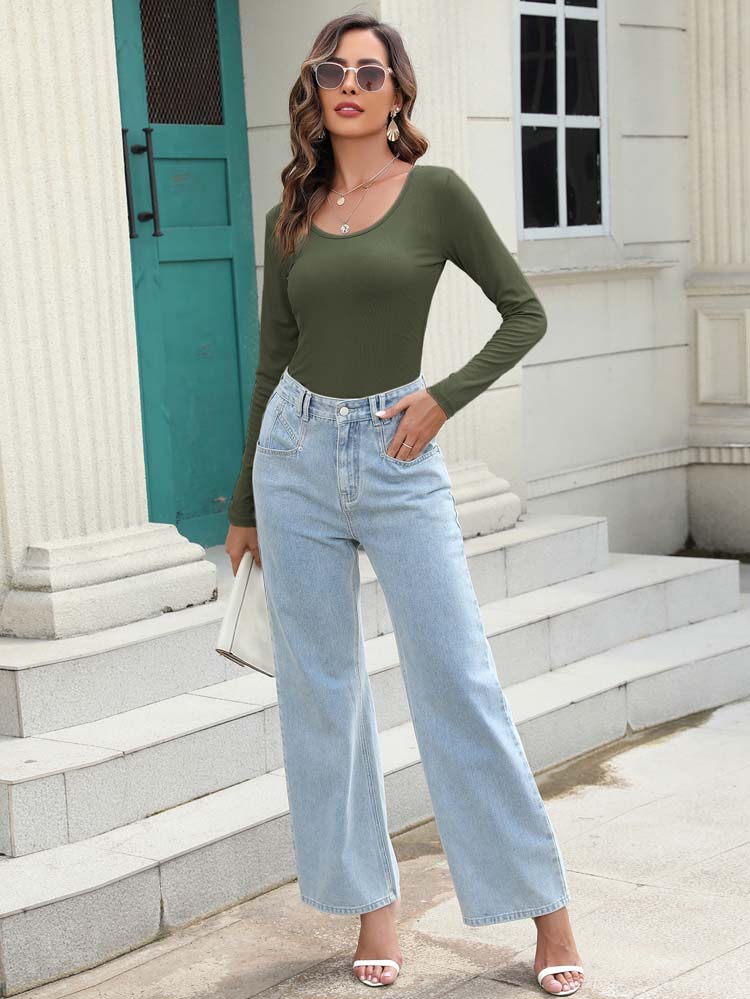 Leila® | Green Basic Top