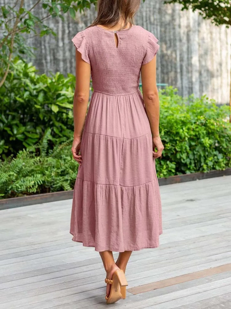 Tracy® | Refined Belly-Covering Dress