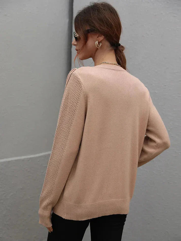 Erica® | Elegant Cotton Knit Sweater