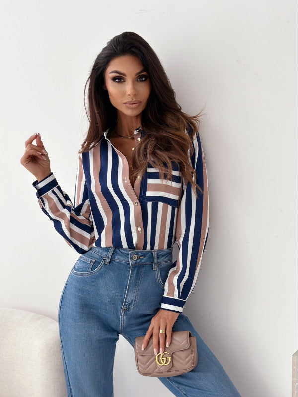Fabiola® | Blouse Tidy Women'S Blouse With Satin Print