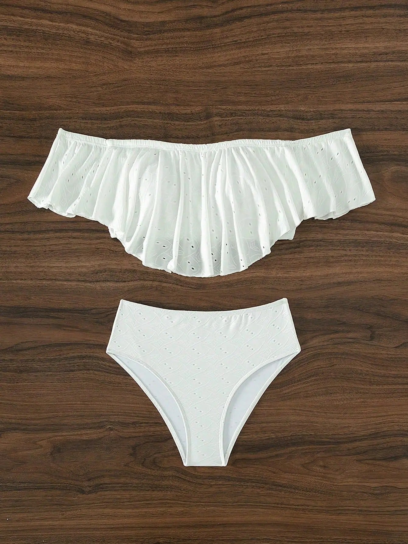 Esmeralda® | Off-Shoulder High Waist Swimsuit