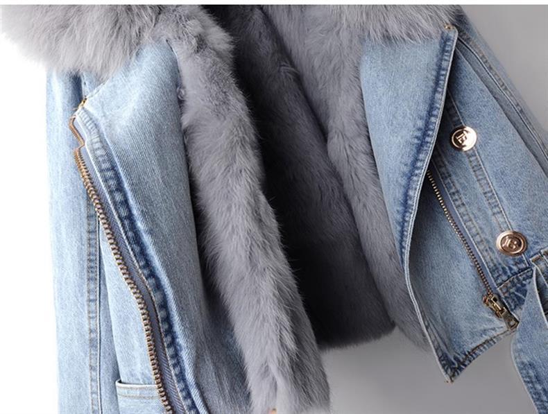 Sandra | Short denim jacket with lining