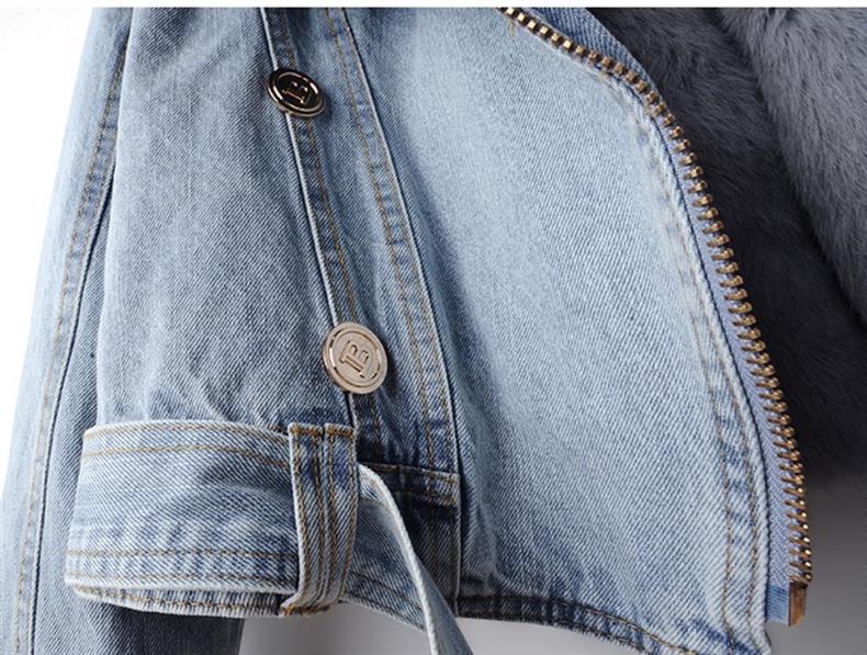 Sandra | Short denim jacket with lining