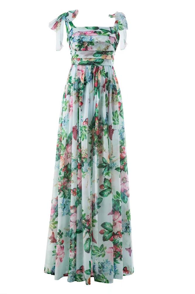 Zahira® | Printed Maxi Dress With Straps