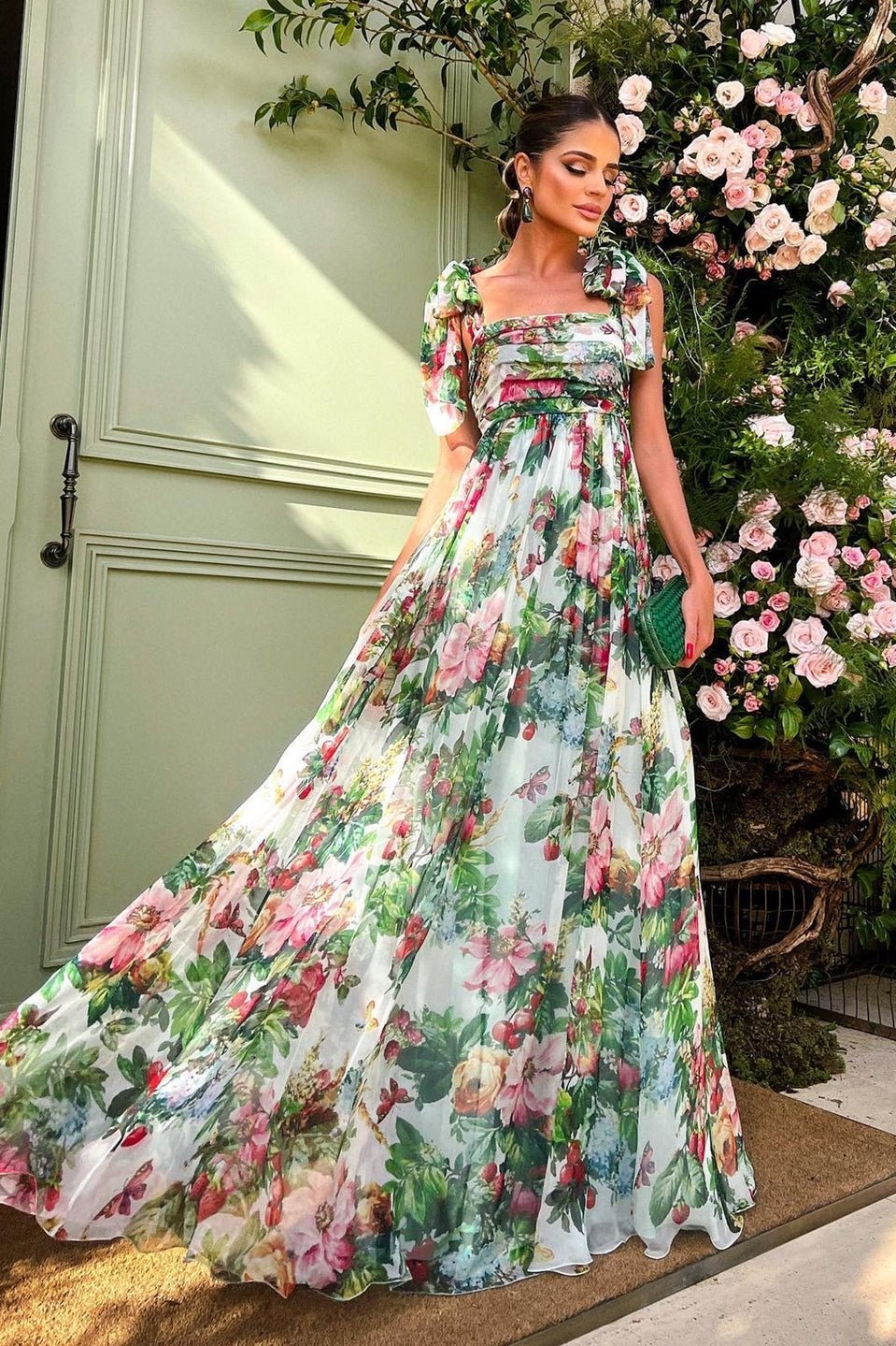 Zahira® | Printed Maxi Dress With Straps