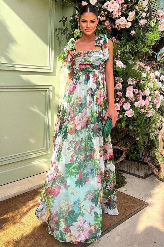 Zahira® | Printed Maxi Dress With Straps