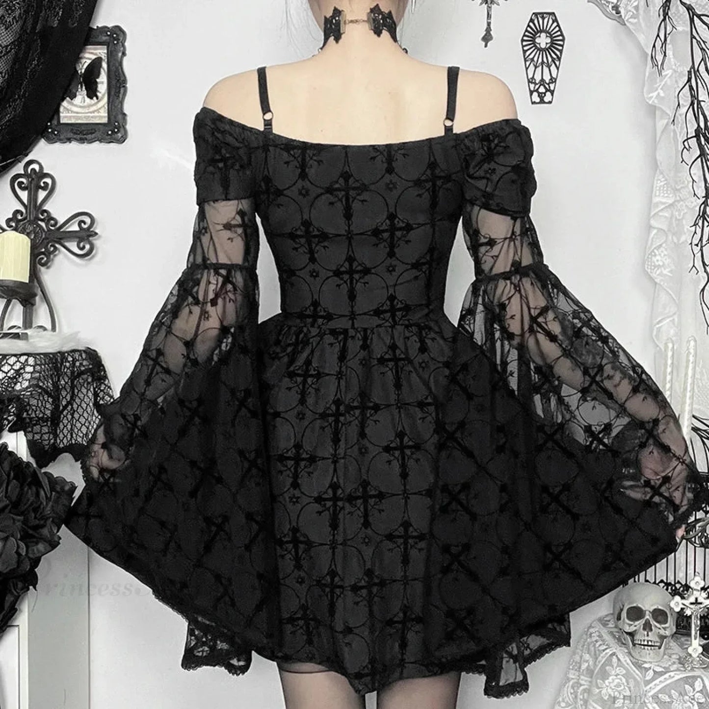 Distinguish Patchwork Petite Frock