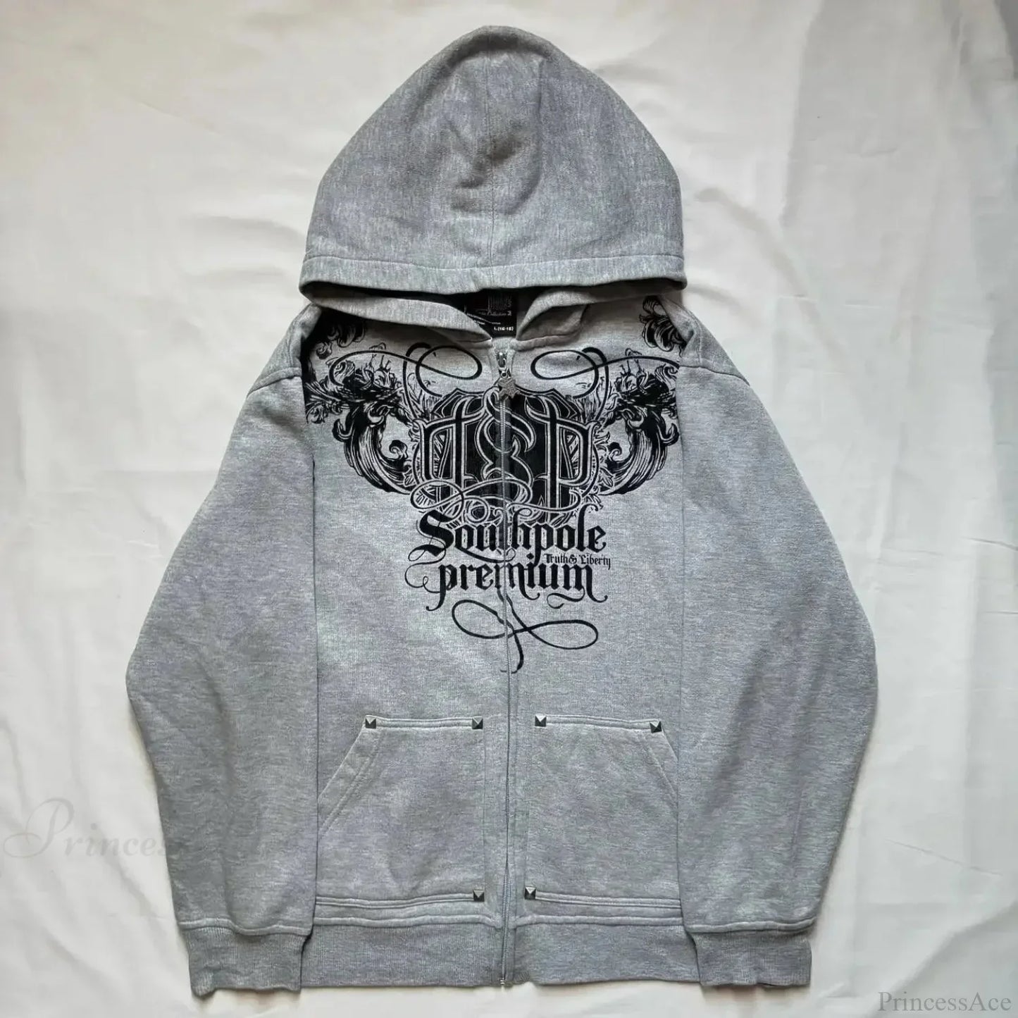 Distress Road Medieval Zip Hoodie