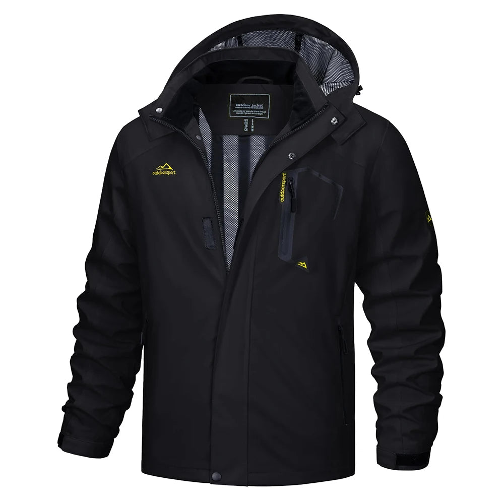 Dorian | Men's Lightweight Hooded Rain Jacket