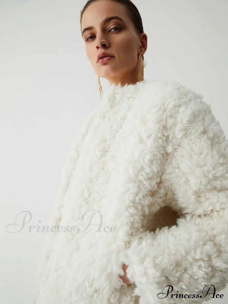 Double Pockets Graceful Fleece Jacket
