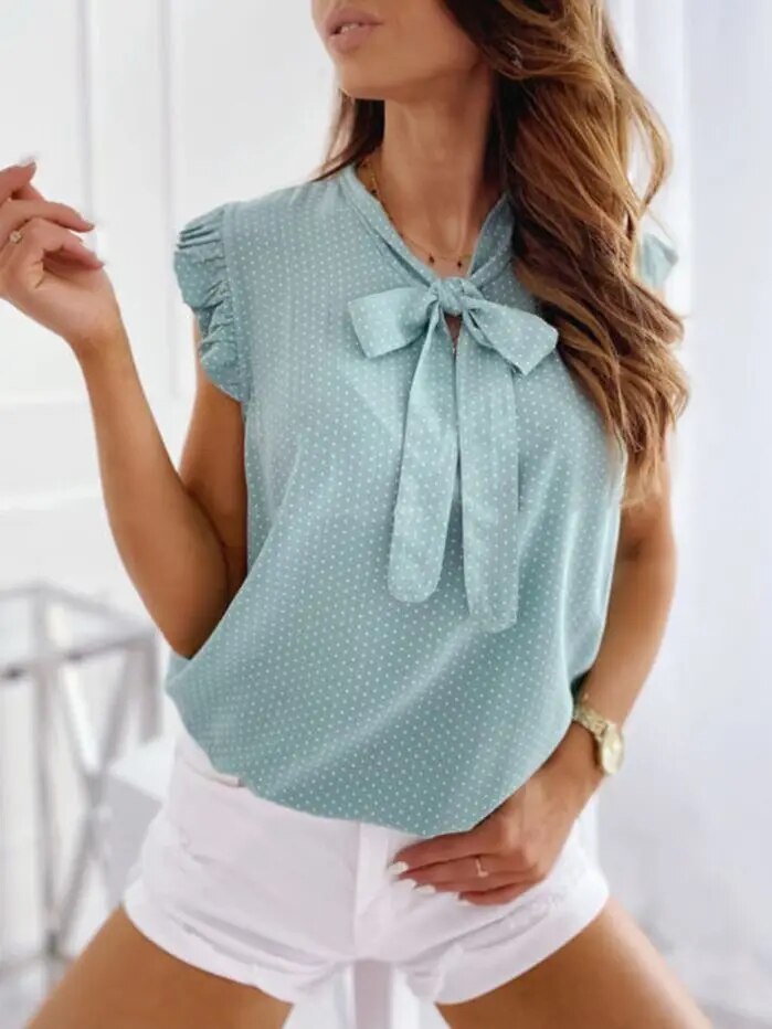 Lorena® | Tie Bow Blouse