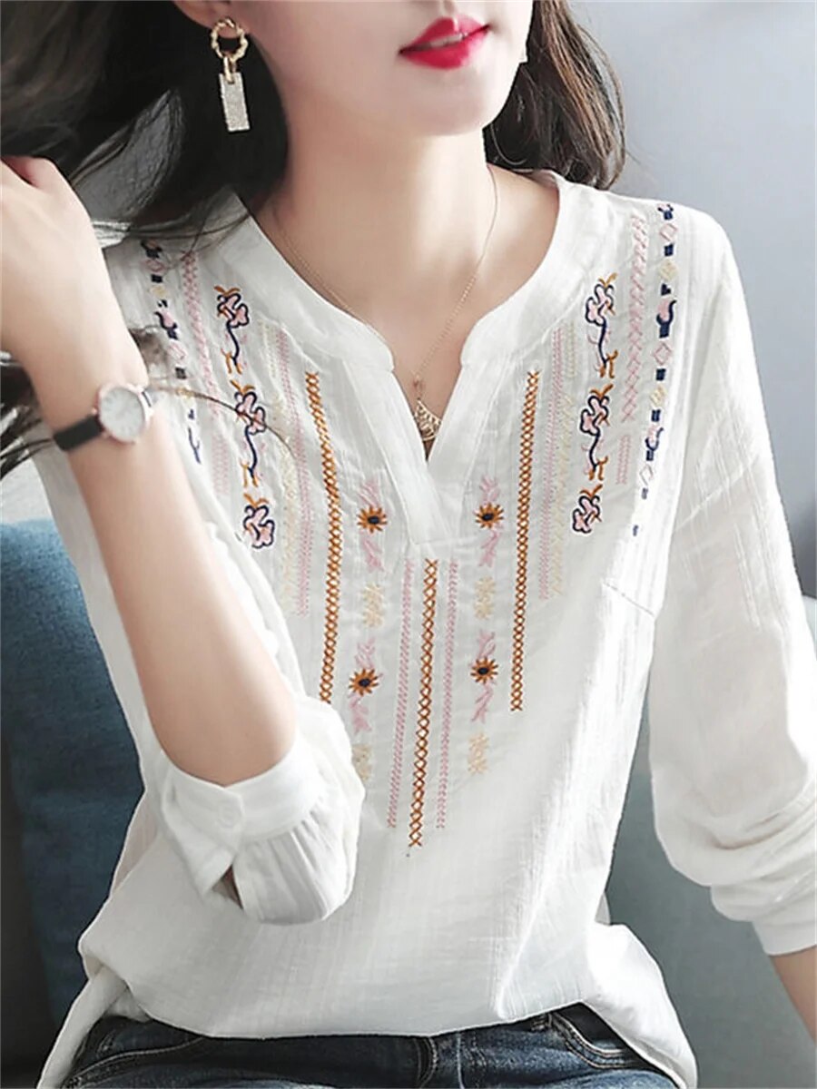 Katia® | Blouse With Embroidery