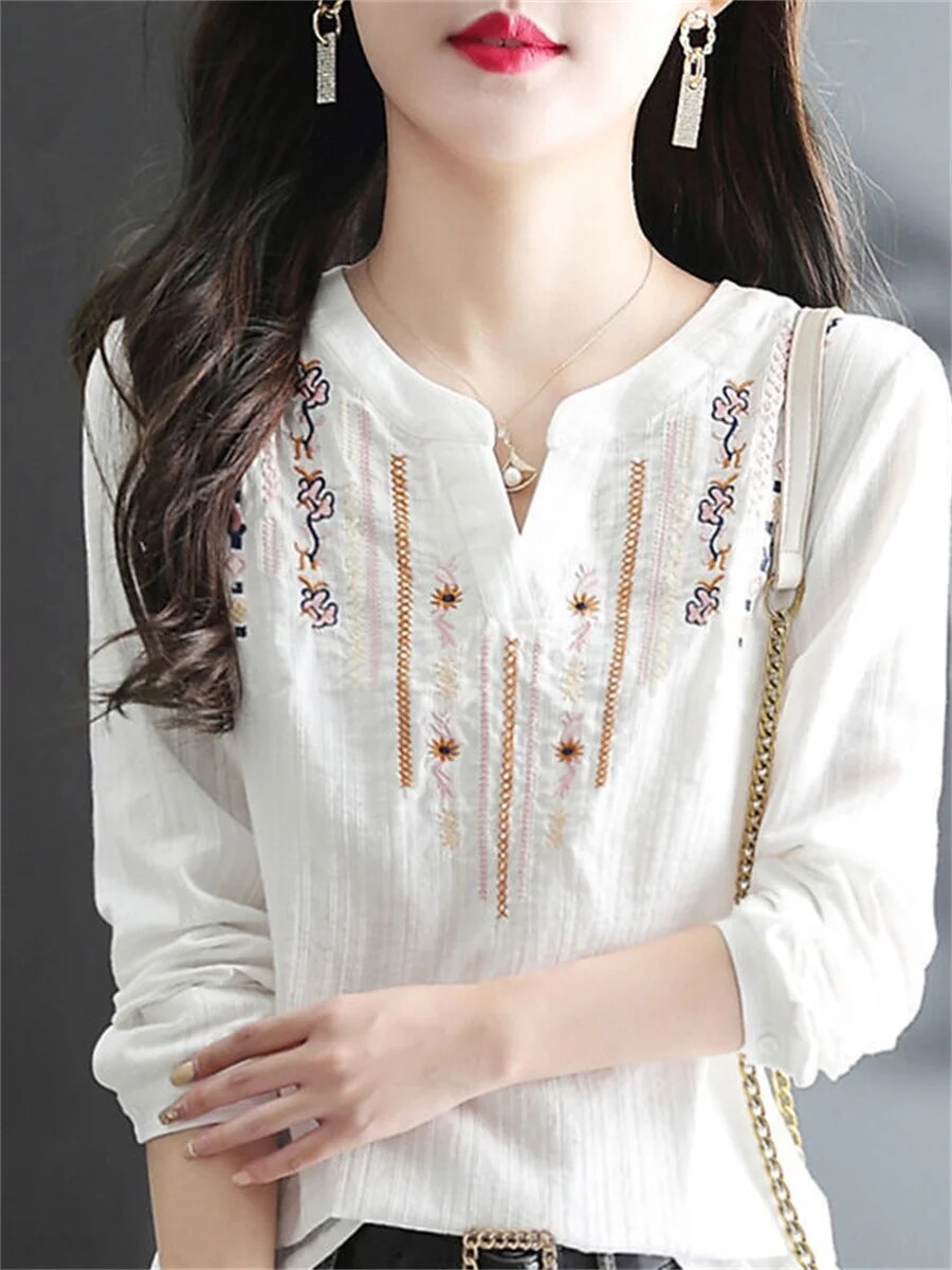 Katia® | Blouse With Embroidery
