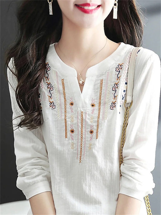 Katia® | Blouse With Embroidery