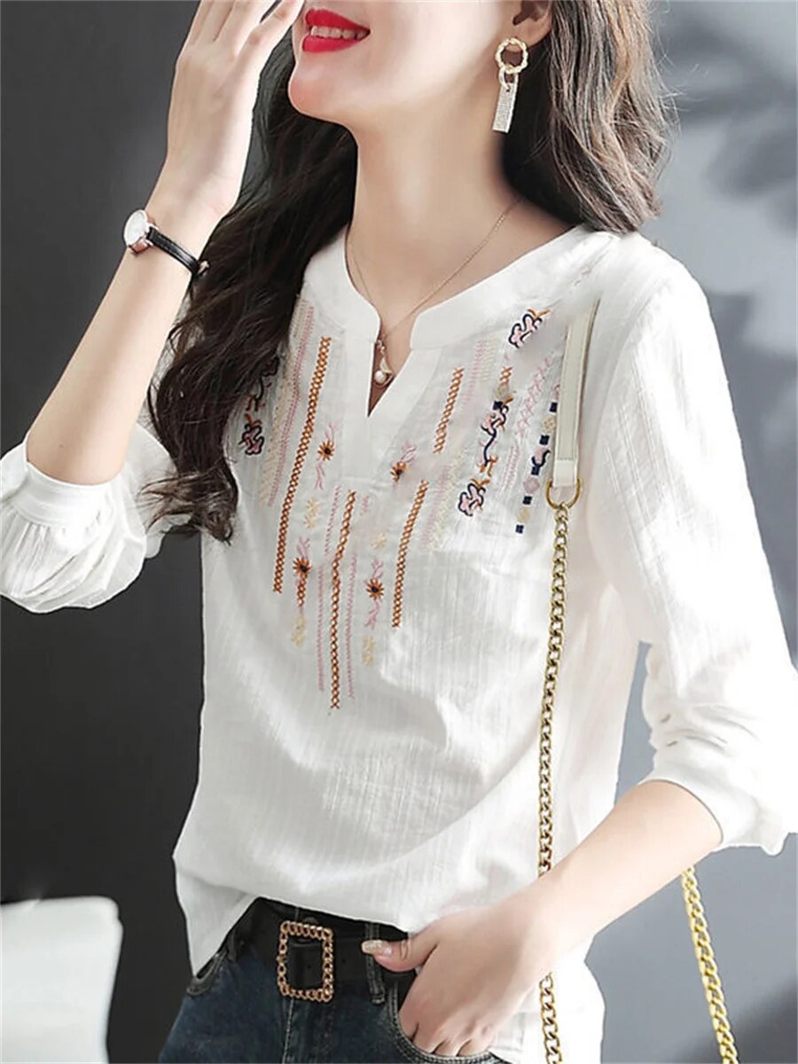 Katia® | Blouse With Embroidery