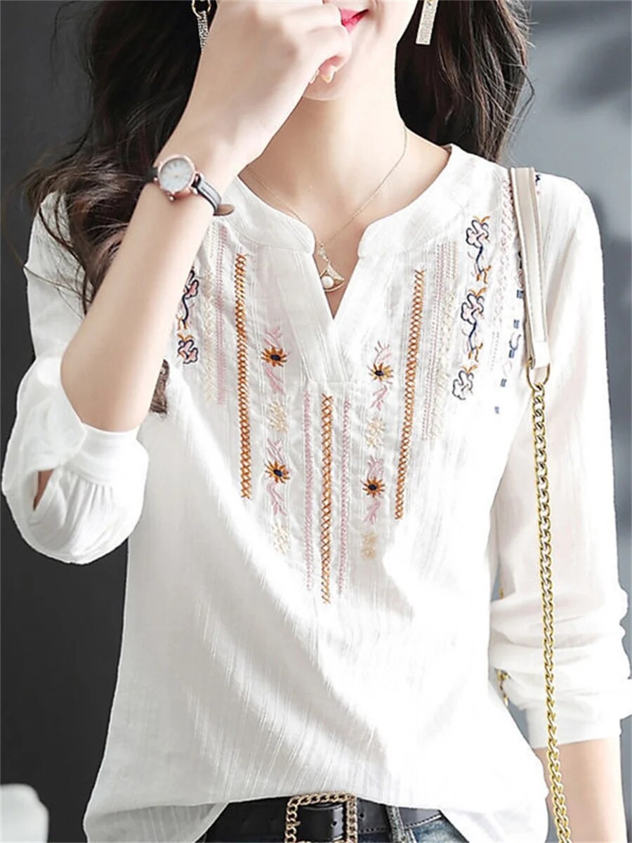 Katia® | Blouse With Embroidery