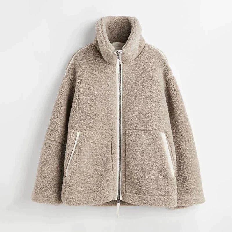 Eva | Cozy cotton teddy jacket