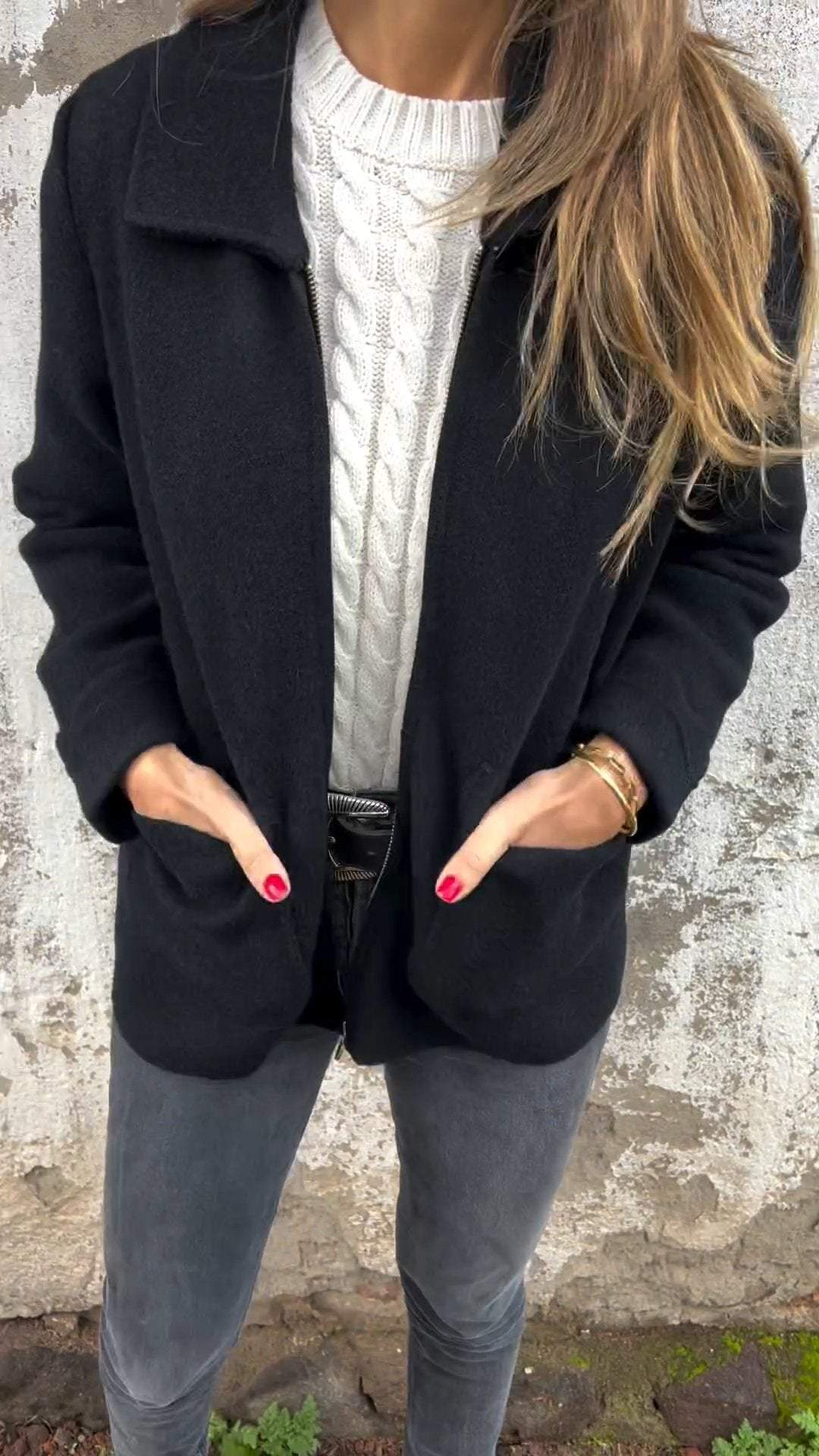 Johana® | Cozy zip-up jacket