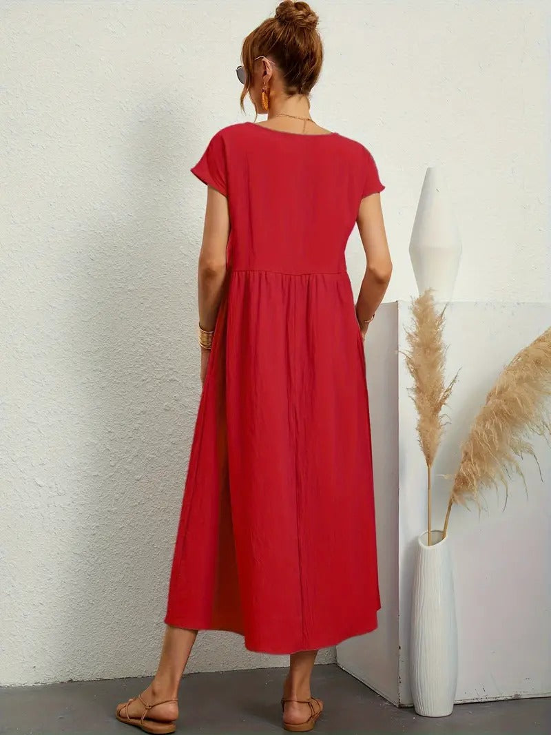 Cecilia® | Premium Linen Pocket Dress