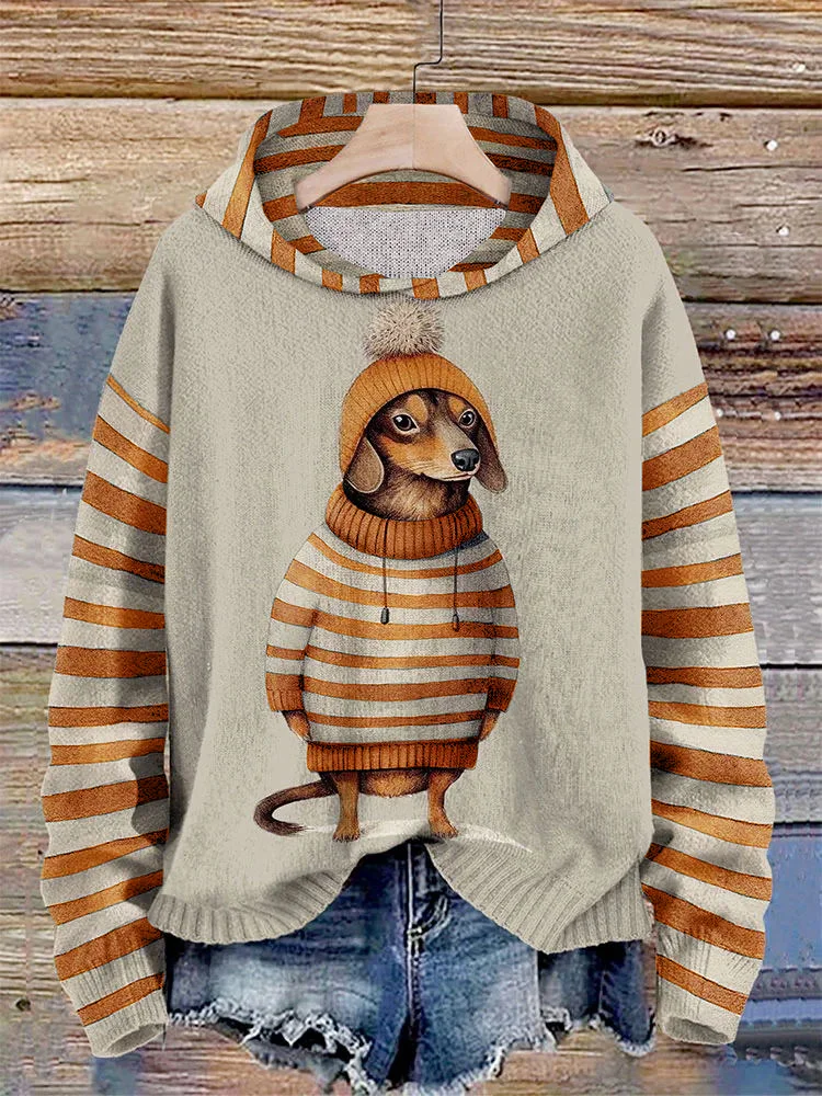 Felicidad | Striped hoodie