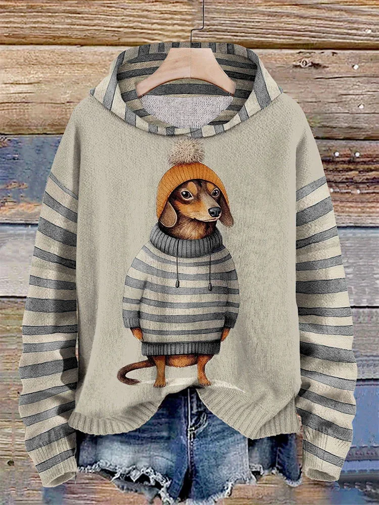 Felicidad | Striped hoodie