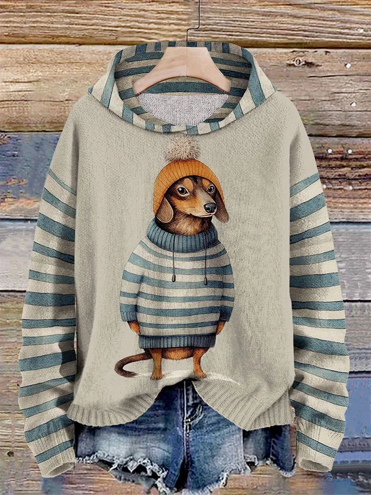 Felicidad | Striped hoodie