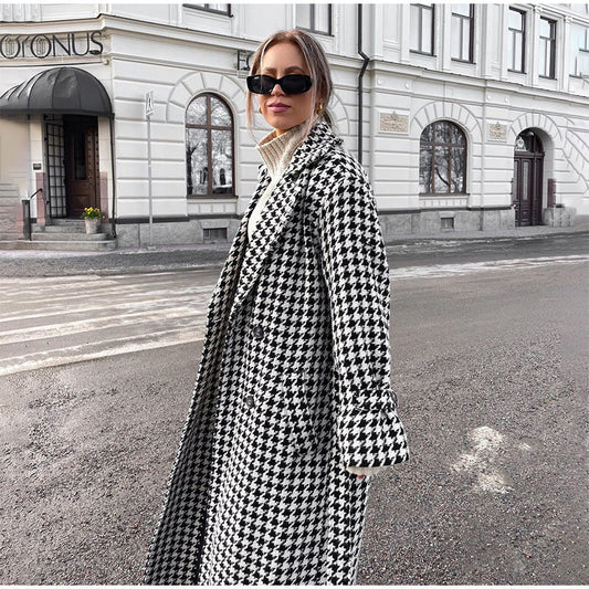 Minerva® | Women's trench coat with glen check print