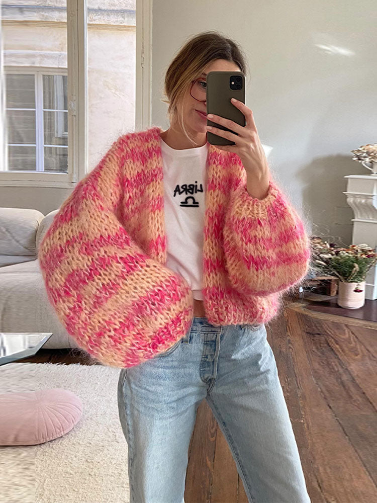 Katherine | Colorful patchwork cardigan