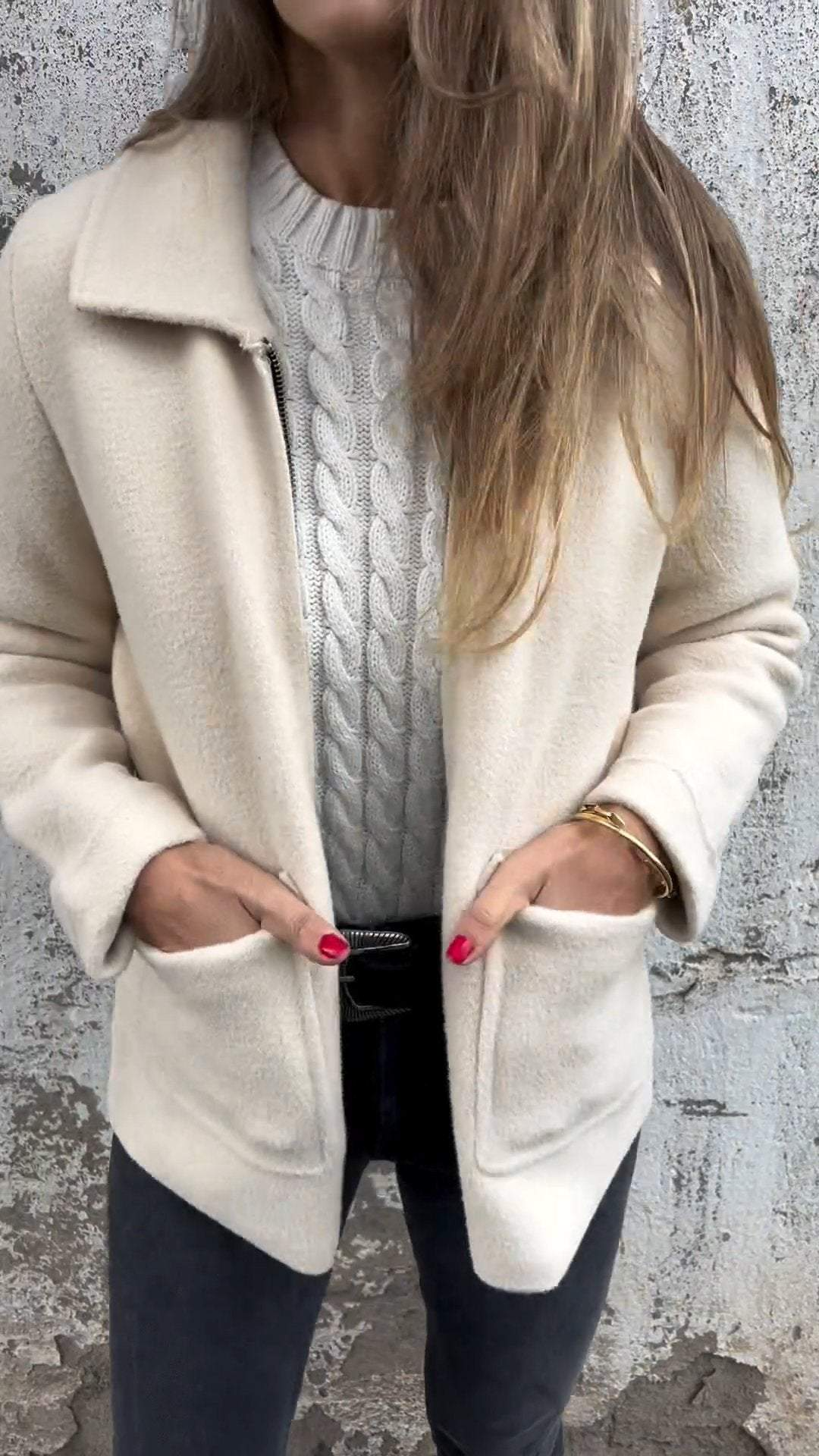 Johana | Cozy zip-up jacket