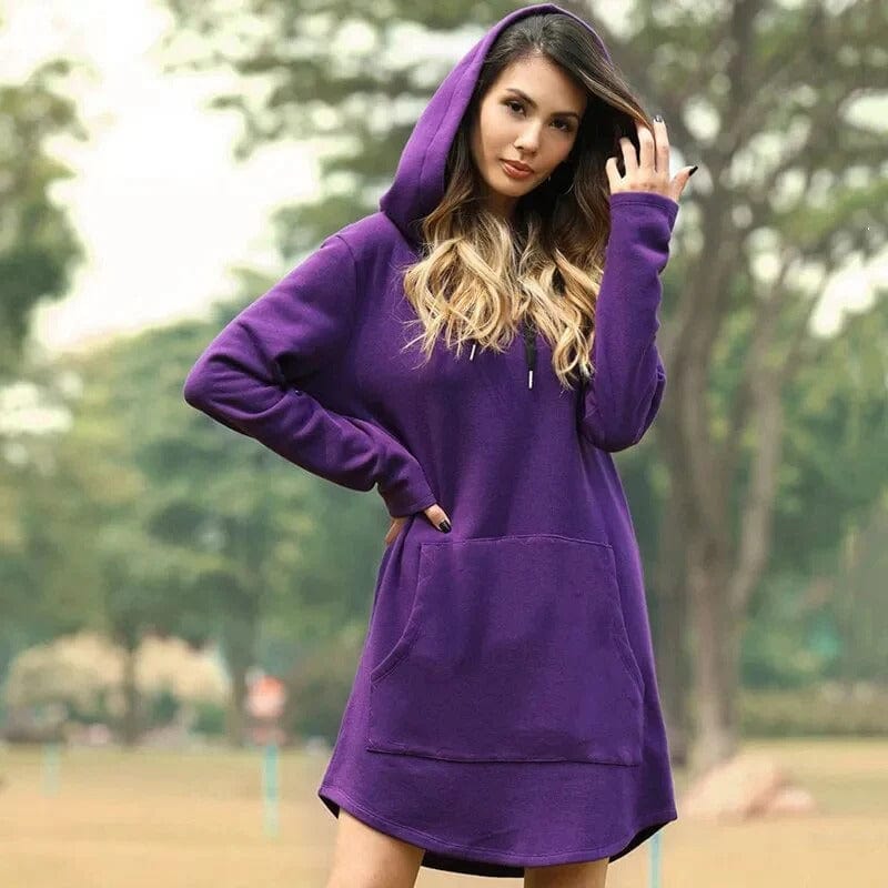 Monica® | Women's hooded sweater dress