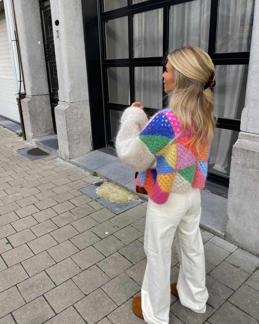 Katherine | Colorful patchwork cardigan