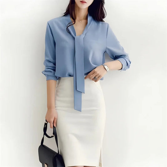 Manuela® | Long Sleeve Tie Bow
