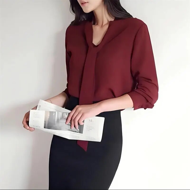 Paloma® | Long Sleeve Tie Bow