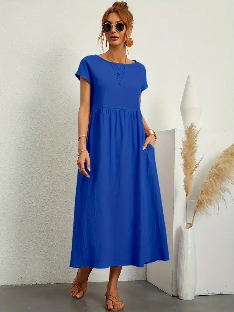 Cecilia® | Premium Linen Pocket Dress
