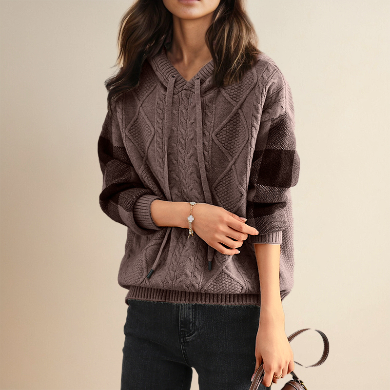 Aranza | Jacquard hoodie