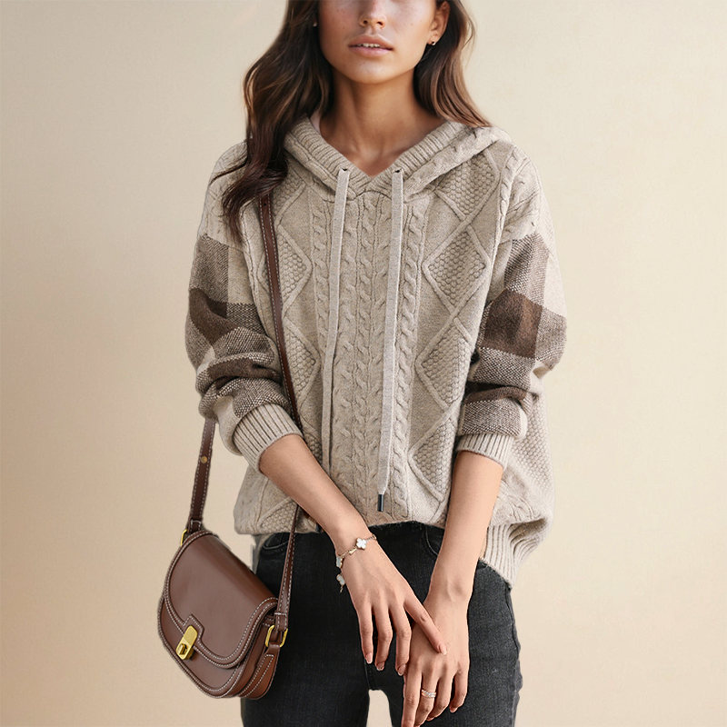 Aranza | Jacquard hoodie