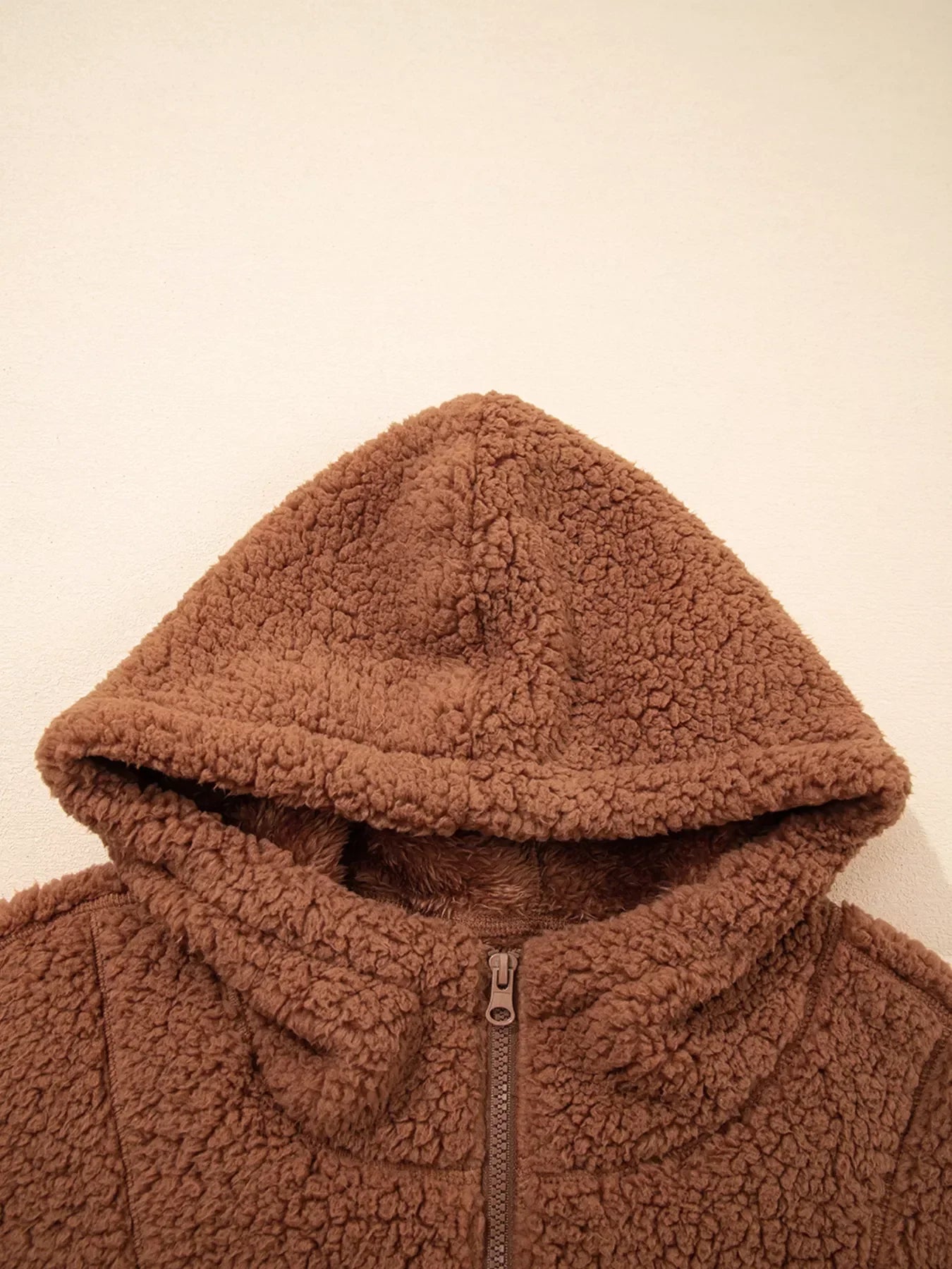 Marjorie | Women's Relaxed Fit Zip Up Teddy Jacket