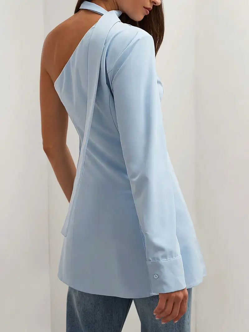 Serena® | Stylish Asymmetric Blouse
