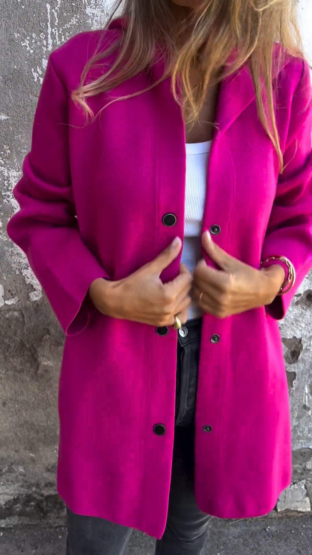 Anabel® | Cardigan with buttons and hood